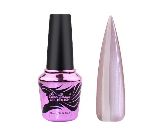 Изображение  Nail Gel Polish Elise Braun Korean Cat No.07 Pink Latte, 10 ml, Volume (ml, g): 10, Color No.: 7