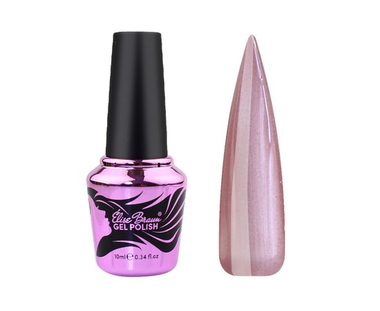 Изображение  Nail Gel Polish Elise Braun Korean Cat No.08 Dry Rose, 10 ml, Volume (ml, g): 10, Color No.: 8