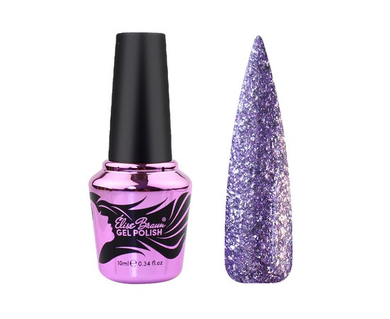 Изображение  Nail gel polish Elise Braun Platinum No.05, 10 ml, Volume (ml, g): 10, Color No.: 5