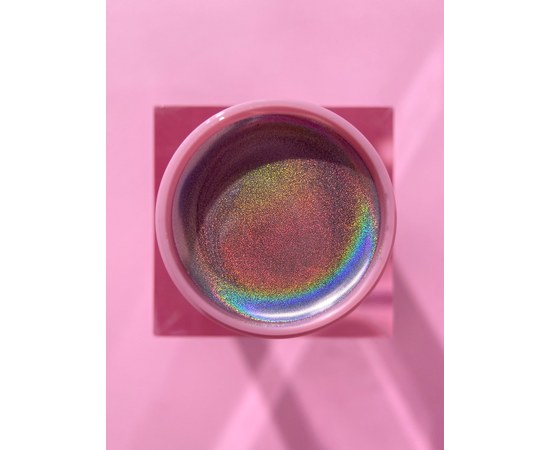 Изображение 2 Holographic nail gel-paint LUNAMoon Holographic Metallic Gel, 5 ml
