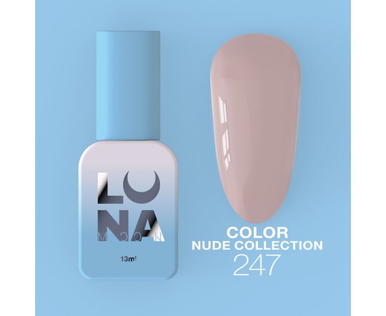 Изображение  Гель-лак LUNAMoon Color №247, 13 мл, Объем (мл, г): 13, Цвет №: 247