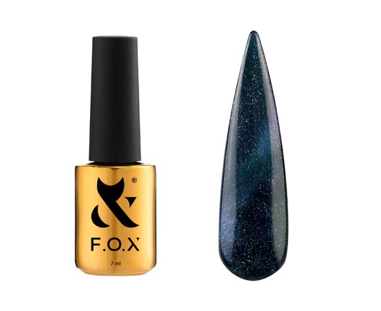 Изображение  Gel polish for nails F.O.X Cat Eye Galaxy No.003, 7 ml, Volume (ml, g): 7, Color No.: 3