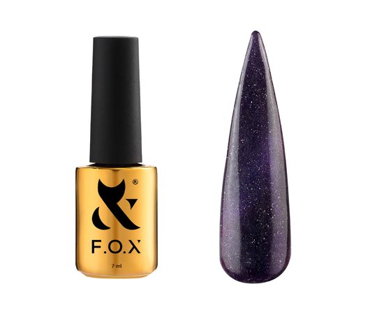 Изображение  Gel polish for nails F.O.X Cat Eye Galaxy No.004, 7 ml, Volume (ml, g): 7, Color No.: 4