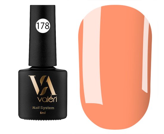 Изображение  Гель-лак Valeri Color №178, 6 мл , Объем (мл, г): 6, Цвет: 178