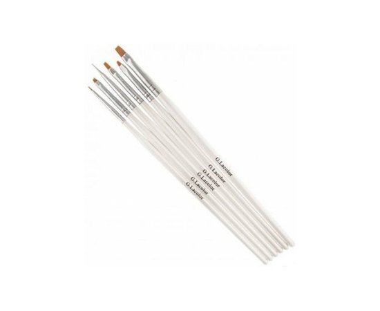 Изображение  Set of 6 G. La Color nail art brushes