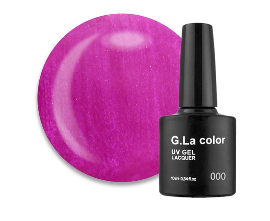 Изображение  G. La Color gel polish №211 translucent purple with mother-of-pearl, 10 ml, Volume (ml, g): 10, Color No.: 211