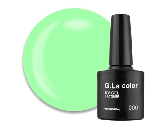 Изображение  Гель-лак G. La Color №109 салатово-зеленый, 10 мл, Объем (мл, г): 10, Цвет №: 109