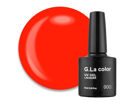 Изображение  Гель-лак G. La Color UV Gel Lacquer Luminous №236 оранжевый, 10 мл, Объем (мл, г): 10, Вариант: 236