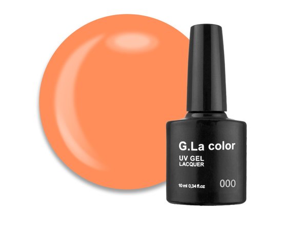 Изображение  G. La Color UV Gel Lacquer Luminous №238 milky carrot, 10 ml, Volume (ml, g): 10, Color No.: 238