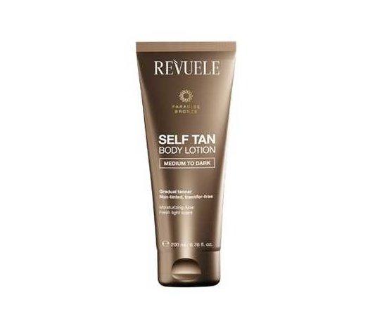 Изображение  Лосьон-автозагар для тела Revuele Self Tan Body Lotion Средне-темный оттенок, 200 мл