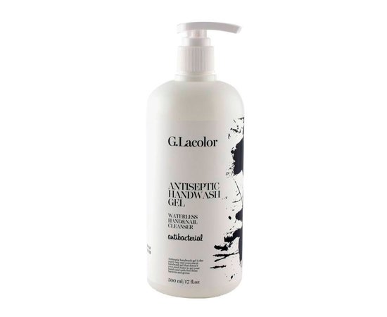 Изображение  Antiseptic gel for hands and nails G. La Color Waterless Hand&Nail Cleanser, 500 ml, Volume (ml, g): 500