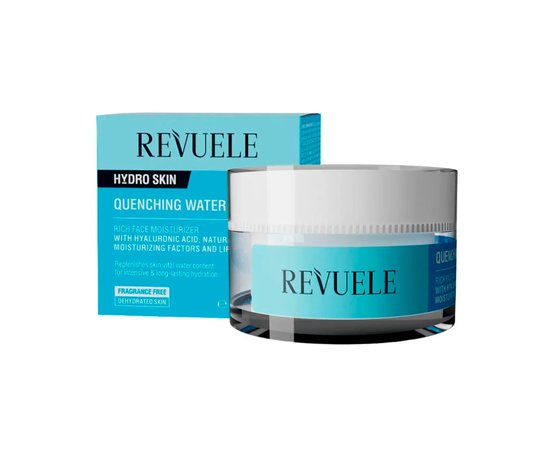 Изображение  Крем для лица увлажняющий Revuele Quenching Water Cream, 50 мл