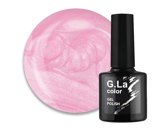 Изображение  G. La Color New gel polish No. 006 Pink with Mother-of-Pearl, 10 ml, Volume (ml, g): 10, Color No.: 6