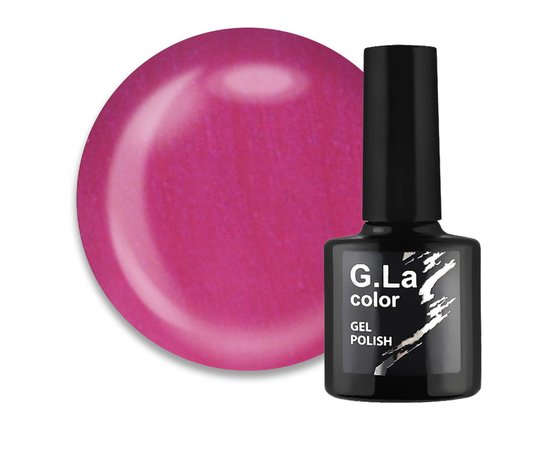 Изображение  G. La Color New gel polish No. 012, berry pink with mother-of-pearl, 10 ml, Volume (ml, g): 10, Color No.: 12