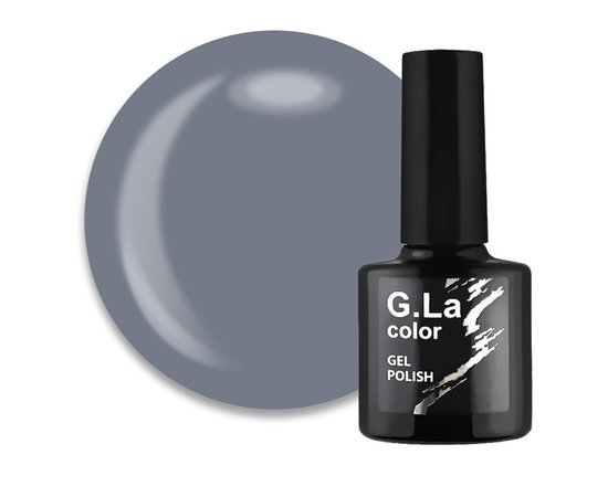 Изображение  G. La Color New gel polish №022 Dark Gray, 10 ml, Volume (ml, g): 10, Color No.: 22