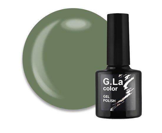 Изображение  G. La Color New gel polish №025 Khaki Green, 10 ml, Volume (ml, g): 10, Color No.: 25