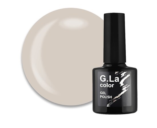 Изображение  Гель-лак G. La Color New №026 светло-серый, 10 мл, Объем (мл, г): 10, Цвет №: 026