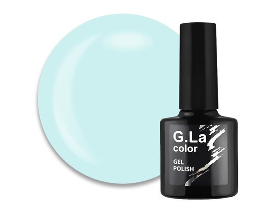 Изображение  G. La Color New gel polish No. 028 mint-turquoise, 10 ml, Volume (ml, g): 10, Color No.: 28