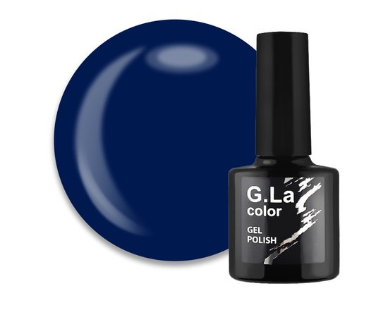 Зображення  Гель-лак G. La Color New №030 синій navy, 10 мл, Об'єм (мл, г): 10, Цвет №: 030