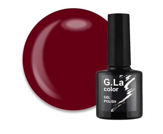 Изображение  G. La Color New gel polish No. 045 Raspberry Wine, 10 ml, Volume (ml, g): 10, Color No.: 45