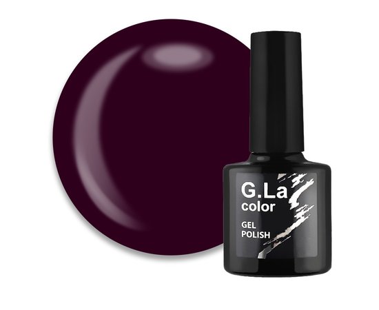 Изображение  G. La Color New gel polish №054 Wine-burgundy, 10 ml, Volume (ml, g): 10, Color No.: 54