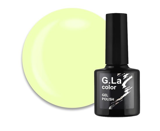 Изображение  Гель-лак G. La Color New №061 лимонный, 10 мл, Объем (мл, г): 10, Цвет №: 061