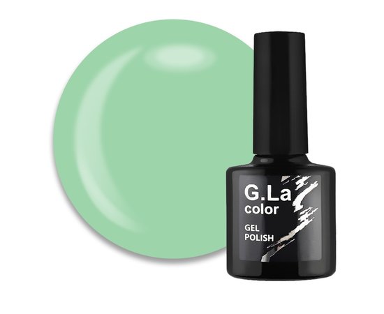 Изображение  Гель-лак G. La Color New №065 зеленая мята, 10 мл, Объем (мл, г): 10, Цвет №: 065