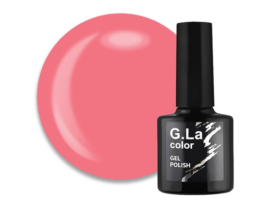 Изображение  Гель-лак G. La Color New №078 фламинго с флуоресцентным эффектом, 10 мл, Объем (мл, г): 10, Цвет №: 078