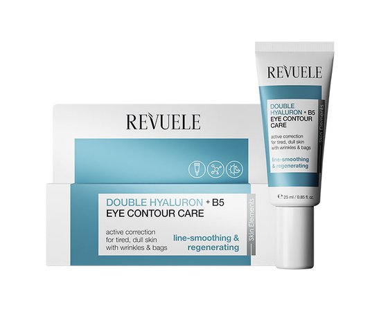 Зображення  Крем для контуру очей Revuele Double Hyaluron + B5 Eye Contuor Care, 25 мл