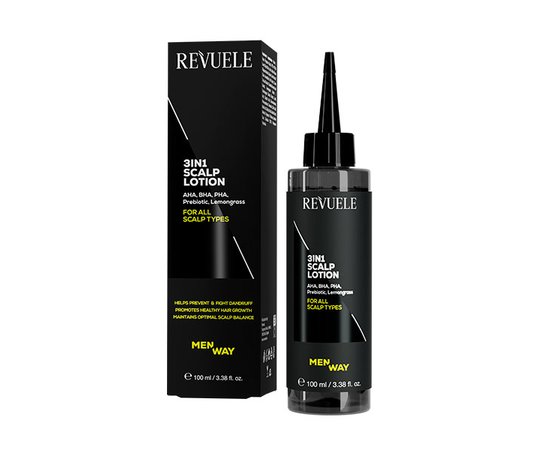 Изображение  Лосьон мужской для кожи головы Revuele Men Way 3в1 Scalp Lotion, 100 мл