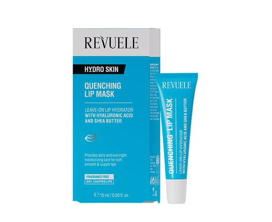 Зображення  Маска для губ зволожуюча Revuele Quenching Lip Mask, 15 мл