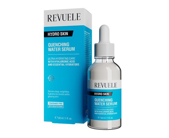 Зображення  Сироватка для обличчя зволожуюча Revuele Quenching Water Serum, 30 мл