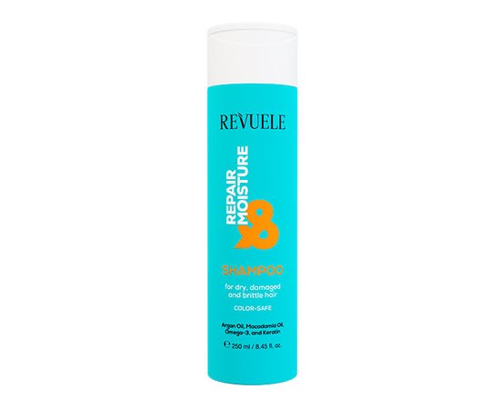 Изображение  Шампунь для восстановления и увлажнения волос Revuele Repair & Moisture Shampoo, 250 мл