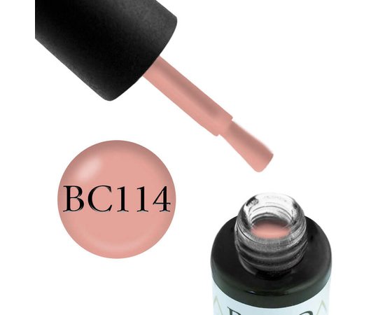 Изображение  Gel polish Boho Chic BC114 nude-peach, 6 ml, Volume (ml, g): 6, Color No.: 114