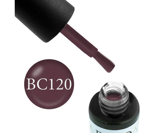 Изображение  Gel polish Boho Chic BC120 dark plum, 6 ml, Volume (ml, g): 6, Color No.: 120