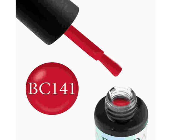 Изображение  Gel polish Boho Chic BC141 red, 6 ml, Volume (ml, g): 6, Color No.: 141