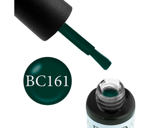 Изображение  Gel polish Boho Chic BC161 dark green, 6 ml, Volume (ml, g): 6, Color No.: 161