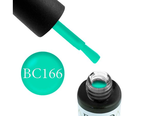 Изображение  Gel polish Boho Chic BC166 light turquoise, 6 ml, Volume (ml, g): 6, Color No.: 166