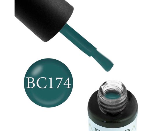 Изображение  Gel polish Boho Chic BC174 gray-blue, 6 ml, Volume (ml, g): 6, Color No.: 174