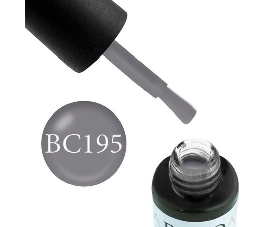 Изображение  Gel polish Boho Chic BC195 gray-blue, 6 ml, Volume (ml, g): 6, Color No.: 195