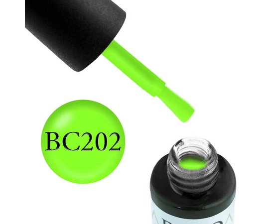 Изображение  Gel polish Boho Chic BC202 Bright Lime, 6 ml, Volume (ml, g): 6, Color No.: 202