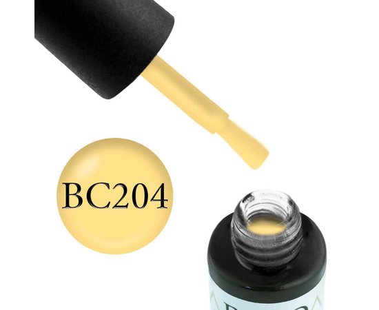 Изображение  Gel polish Boho Chic BC204 mustard yellow, 6 ml, Volume (ml, g): 6, Color No.: 204