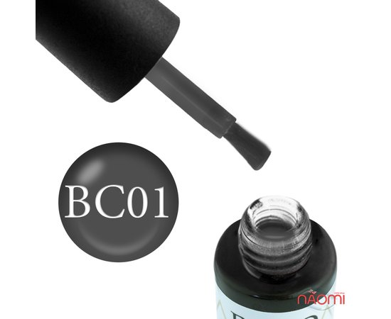 Изображение  Gel polish Boho Chic BC001 gray, 6 ml, Volume (ml, g): 6, Color No.: 1