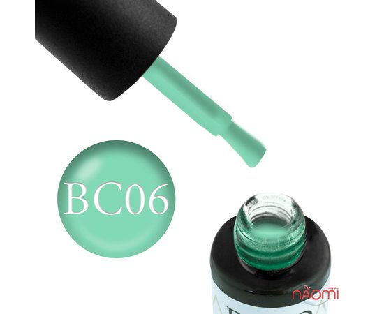 Изображение  Gel polish Boho Chic BC006 smoky green, 6 ml, Volume (ml, g): 6, Color No.: 6