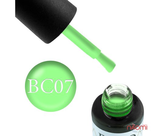 Изображение  Gel polish Boho Chic BC007 light green, 6 ml, Volume (ml, g): 6, Color No.: 7