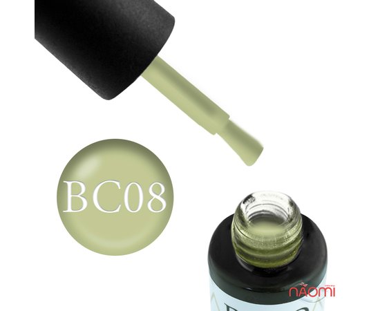 Изображение  Gel polish Boho Chic BC008 pistachio green, 6 ml, Volume (ml, g): 6, Color No.: 8