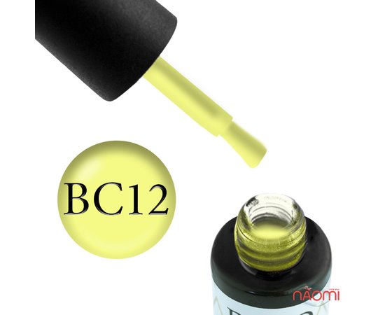 Изображение  Gel polish Boho Chic BC012 yellow, 6 ml, Volume (ml, g): 6, Color No.: 12