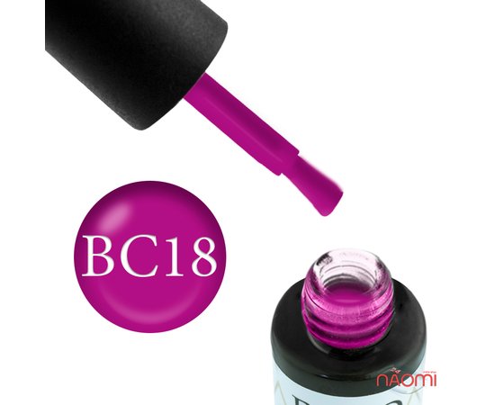 Изображение  Gel polish Boho Chic BC018 deep fuchsia, 6 ml, Volume (ml, g): 6, Color No.: 18