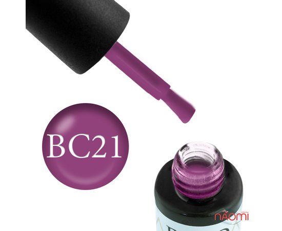 Изображение  Gel polish Boho Chic BC021 purple marsala, 6 ml, Volume (ml, g): 6, Color No.: 21