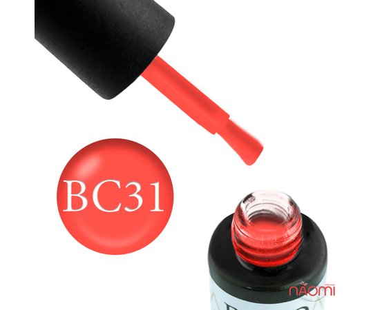 Изображение  Gel polish Boho Chic BC031 Neon Salmon, 6 ml, Volume (ml, g): 6, Color No.: 31